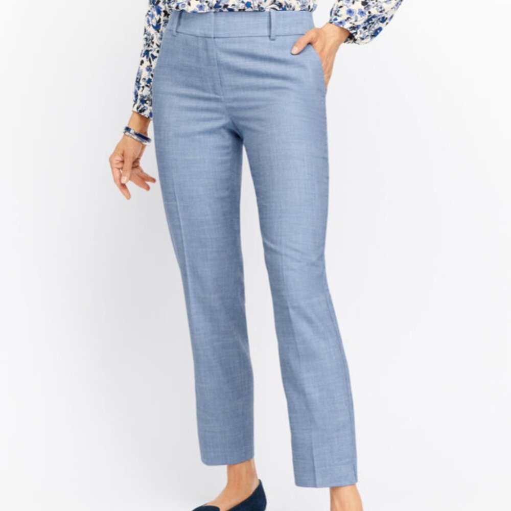 Talbots Hampshire Ankle Pants - Tidal Texture - Picture 3 of 4
